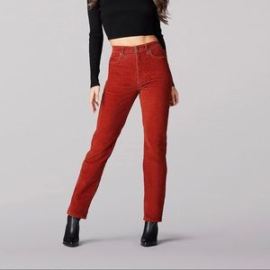 Lee Vintage Modern high rise corduroy pants